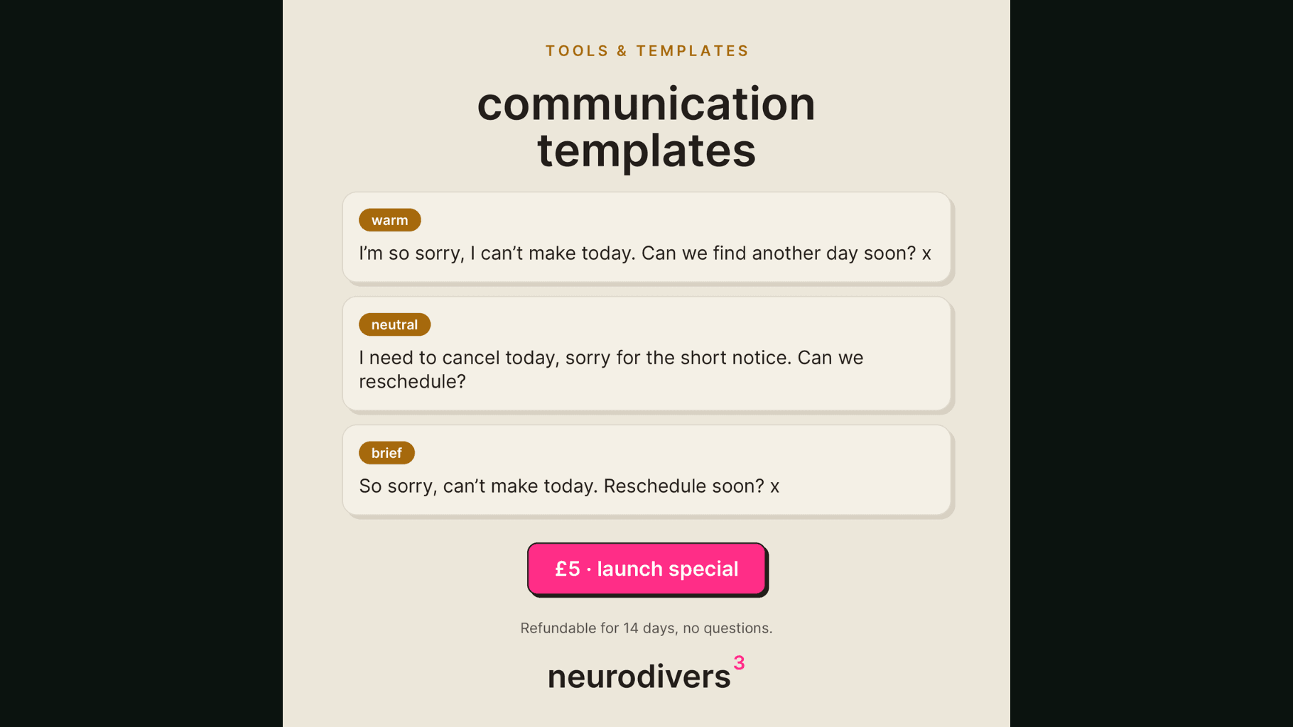 Communication Templates Bundle cover image